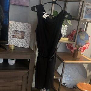 Maggy London Black Midi Dress